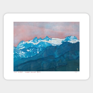 Mount Olympus (Olympic Mountain Range) Sticker